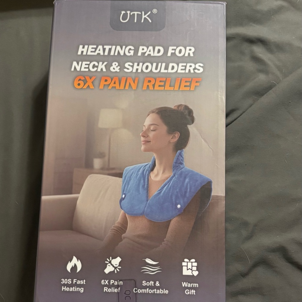 Blue Neck & Shoulder Heating Pad - Pain Relief